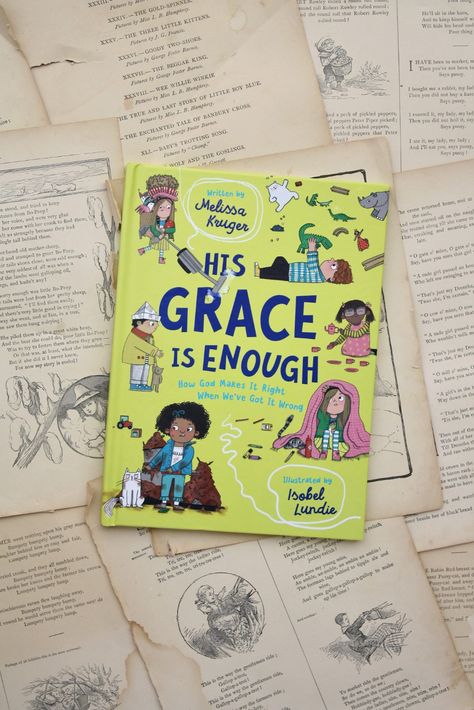 Bible Stories For Children, Baby Story Books, His Grace Is Enough, Grace Is Enough, Christian Childrens Books, Childrens Ministry Curriculum, Bible Books, Empowering Books, Kids Quotes