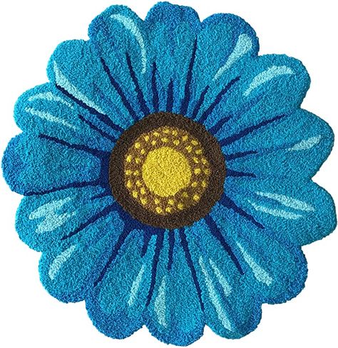 Boys Bedroom Rugs, Sunflower Rug, Bathroom Doorway, Bathroom Flowers, Rug For Kitchen, Flower Bedroom, Flower Rug, Wedding Room, Chair Mat