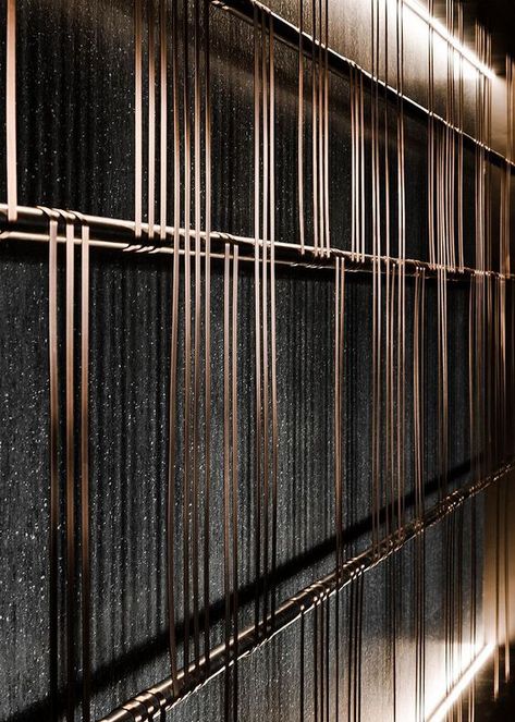 Wall Panel Design, Lobby Interior, Lobby Design, Metal Screen, Partition Design, Interior Wall Design, Wall Finishes, Screen Design, Wall Cladding