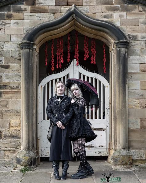 A few shots from a mini shoot with my niece and her bestie 🥰 dressed to the nines and loving life at Whitby Goth Weekend! #whitbygothweekend #whitby #gothweekend #wgw #goths #lovinglife #yorkshire #coast #yorkshirecoast @cloud_amity @whitbygothweekend Whitby England Aesthetic, The Whitby Hotel Nyc, Whitby Goth Weekend, Dressed To The Nines