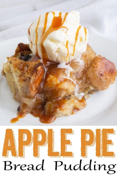 Bread Pudding Apple, Apple Pie Bread Pudding, Apple Bread Pudding, Apple Pie Bread, Bread Pudding With Apples, Cheesecake Oreo, Canned Apple Pie Filling, Easy Apple Pie, Canned Apples