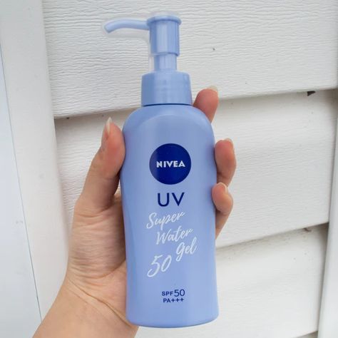 Nivea Sun Water Gel SPF50/PA+++ pump 140g Protect Water, Natural Nails Manicure, Best Sunscreens, Perfect Skin Care Routine, Sun And Water, Perfect Skin, Natural Nails, Sensitive Skin, Face And Body