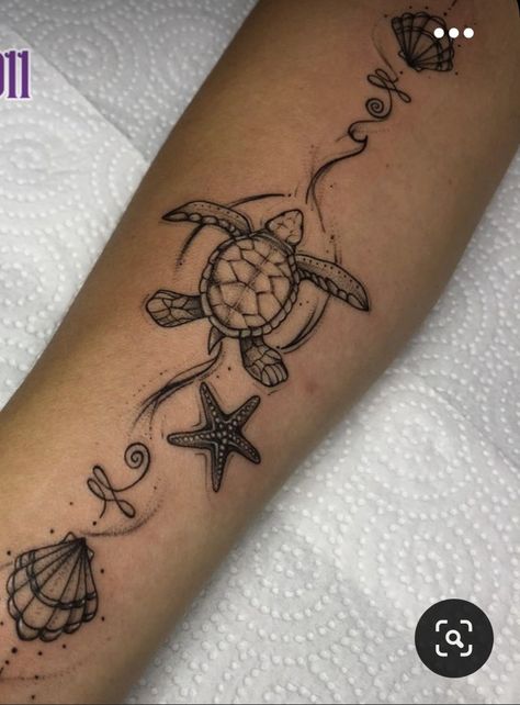 Leg Sleeve Tattoos, Leg Tattoo Ideas, Basic Tattoos, Turtle Tattoo Designs, Clever Tattoos, Tattoo Signs, Tattoos For Black Skin, Forearm Tattoo Women, Pretty Tattoos For Women