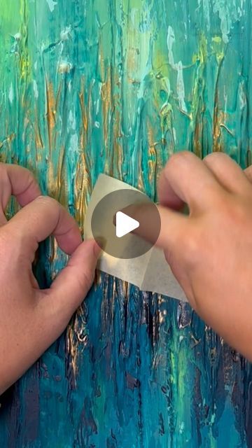 GODDESS OF PAINT | Abstract Art on Instagram: "I’ve been so excited to use my 24k gold leaf and finally painted something worthy of its shimmer. I only had 20 tiny sheets and ran out before I could apply as much as I wanted but I am happy with the result. 🙌⭐️  #goldleafart #abstractart #texturedart #heavybodytexture #australianabstractartist #yarravalleyartist #artforthesoul #learntogoldleaf #melbourneartcollector #brightboldhome #homedecorcanvasart" Abstract With Gold Leaf, Applying Gold Leaf To Canvas, Using Gold Leaf In Paintings, How To Use Gold Leaf On Canvas, Gold Sheet Painting, How To Apply Gold Leaf To Canvas, How To Use Gold Leaf Sheets, Gold Leaf Art Ideas, Abstract Leaves Painting