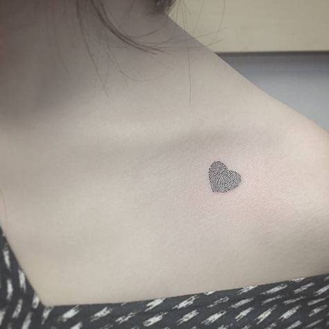 Thumbprint Tattoo, Fingerprint Tattoo, Fingerprint Heart Tattoos, Heart Fingerprint, Fingerprint Tattoos, Heart Tattoo Designs, Different Tattoos, Finger Print, Dainty Tattoos