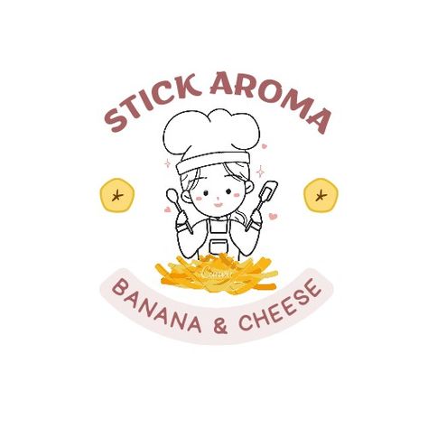 Keju Aroma, Banana Roll, Monkey Banana, Food Business Ideas, Monkey And Banana, Food Business, Apa Aja, Pisco, Logo Design