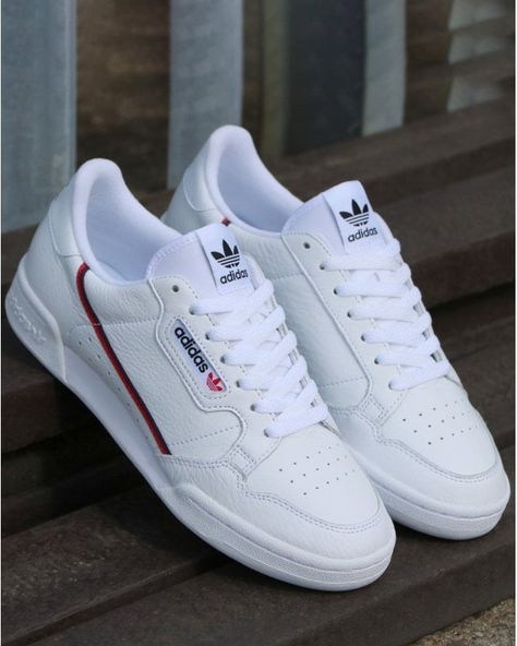 adidas Trainers | 80s Casual Classics Adidas Shoes Mens Sneakers, Adidas Continental 80, Adidas Continental, Continental 80, Jeezy, Adidas Shoes Mens, Red Vans, Sneakers Fashion Outfits, Vintage Tennis