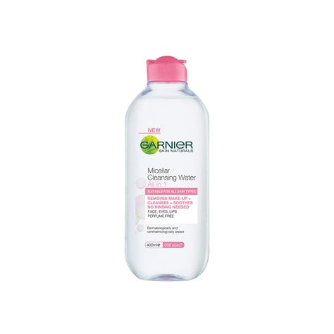 The Best Micellar Waters, According to RedditGarnier SkinActive Micellar Cleansing Water All-in-1 Cleanser & Makeup Remover Make Remover, Makeup Cleanser, Garnier Micellar Water, Garnier Micellar Cleansing Water, Garnier Micellar, Beauty Products You Need, Beauty Night, Face Cleansing, Garnier Skin Active