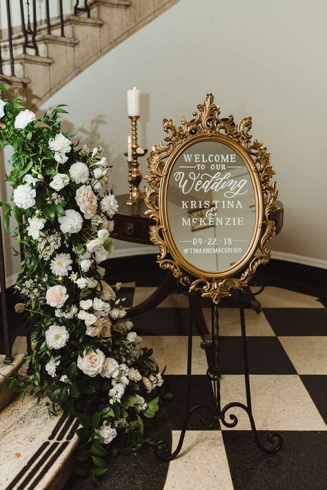 Wedding Welcome Sign Ideas, Happy 2 Year Anniversary, Welcome Sign Ideas, Welcome Mirror, Mirror Wedding Signs, Hand Lettering Typography, Money Wedding, Wedding Mirror, 2 Year Anniversary