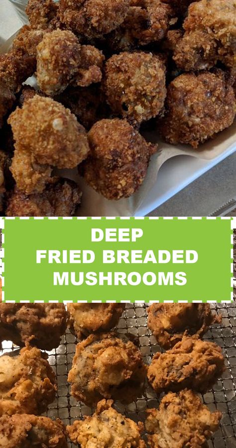 DEEP FRIED BREADED MUSHROOMS Fried Onion Petals, Fried Mushrooms Batter, Deep Fried Mushrooms, Onion Petals, Breaded Mushrooms, Batter Recipe, Fried Mushrooms, Mushroom Recipes, Deep Fried