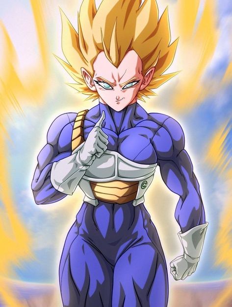 Saiyan Female, Goku Super Saiyan Blue, Goten Y Trunks, Super Vegeta, Anime Toon, Dragon Ball Art Goku, Dbz Art, Dragon Ball Image, Anime Dragon Ball Goku