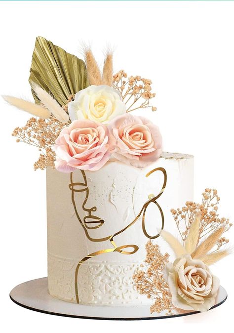 Decoration For Party, Figure Design, Design Cake, Party Cake, Cake Topper, Boho Chic, Cake, Flowers, Design