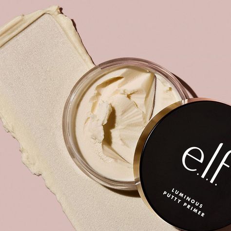 22.6k Likes, 102 Comments - e.l.f. Cosmetics (@elfcosmetics) on Instagram: “Get to know the Luminous Putty Primer! ✨skin type: dry/combination ✨skin benefit: illuminates +…” Matte Putty Primer, Putty Primer, Poreless Skin, Skincare Brush, Vegan Collagen, How To Apply Concealer, Elf Cosmetics, Cruelty Free Cosmetics, How To Apply Foundation