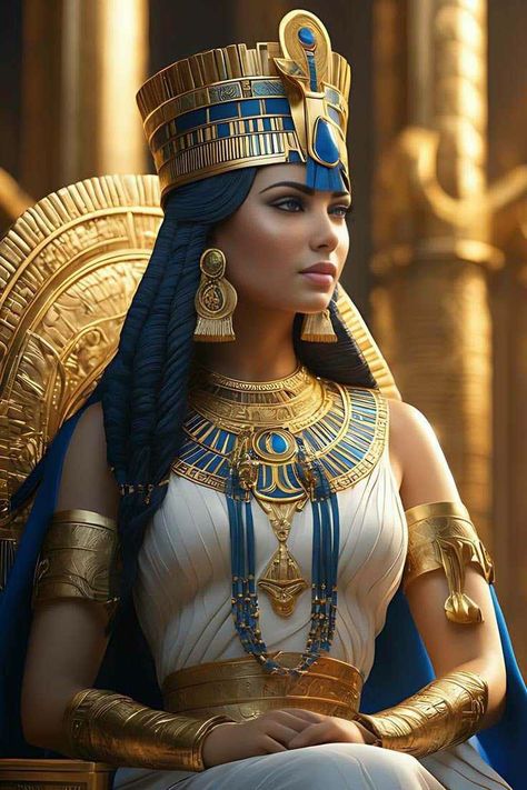 Egyptian Goddess Costume, Ancient Egyptian Women, Egyptian Goddess Art, Starověký Egypt, Egyptian Clothing, رسم كاريكاتير, Egypt Concept Art, Egyptian Fashion, Egyptian Women