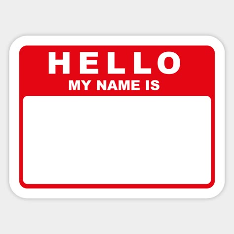 Personalize your belongings with these cute and unique stickers! Great for laptops, water bottles, notebooks, and more. #personalizedgifts #stickers #cute . #Hello_My_Name_Is_Sticker_Aesthetic #Hello_My_Name_Is_Sticker_Graffiti #Hello_My_Name_Is_Sticker #My_Name_Is_Sticker Random Stickers Printable, Hello My Name Is Sticker, Sketchbook Stickers, Stickers For Boys, Cars Stickers, Stickers For Business, Red Stickers, Custom Car Stickers, Hello Sticker