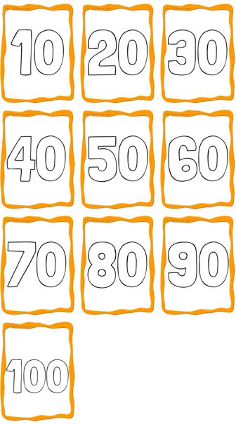 Preview numbers 10 to 100. Number Cards To 100 Printable, School Window Decorations, Counting In 10s, Cvc Worksheets Kindergarten, A Flashcard, English Primary School, 100 Días De Clases, Preschool Number Worksheets, Recycling Facts