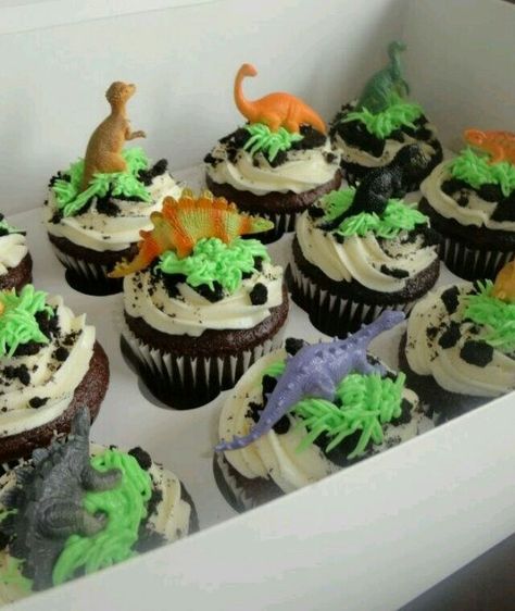 Dinasour Birthday, Dinosaur Decorations, Jurassic World Party, 4de Verjaardag, Jurassic Park Party, Jurassic Park Birthday, Dinosaur Cupcakes, Dino Cake, Dinosaur Birthday Cakes