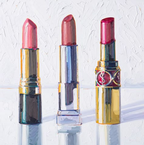 Kelly Reemtsen, Three Shades of Pink, 2014 Intermediate Painting, 2025 Art, Europe Fits, Art Photoshoot, Wayne Thiebaud, Lino Art, Cosmetic Design, Miami Art, Art Walk