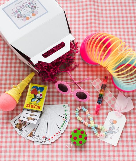 I’m excited to share my version of a classic and nostalgic party favors designed with girls in mind. The nostalgic “goody bag” was always such a fun way to thank your guest for coming to your party. For this classic girls favor, I included a huge, colorful slinky, classic heart stickers, candy necklaces, timeless yo-yos, […] Hello Party, Sports Theme Birthday, Milestone Birthday Party, Boy Party Favors, Yo Yos, Pastel Party, Entertaining Gifts, Classic Party, Pirate Birthday Party