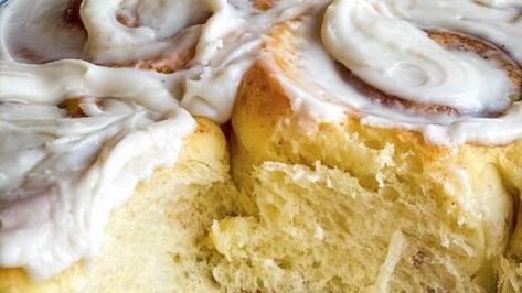 Soft Cinnamon Rolls Tangzhong Milk Bread Tangzhong Milk Bread, Soft Rolls Recipe, Soft Cinnamon Rolls, Cinnamon Roll Frosting, Bread Cinnamon, Milk Bread Recipe, Japanese Milk Bread, Cinnamon Roll Dough, Milk Bread