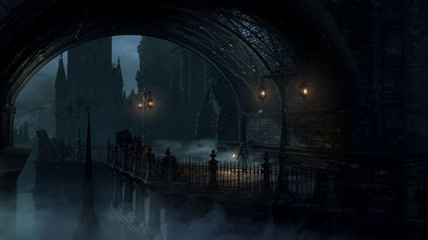 Video Game Bloodborne  Wallpaper Bloodborne Concept Art, 4k Wallpaper 3840x2160, Bloodborne Art, Lantern Post, Sci Fi Horror, Fantasy City, Bloodborne, Dark Souls, Digital Wallpaper