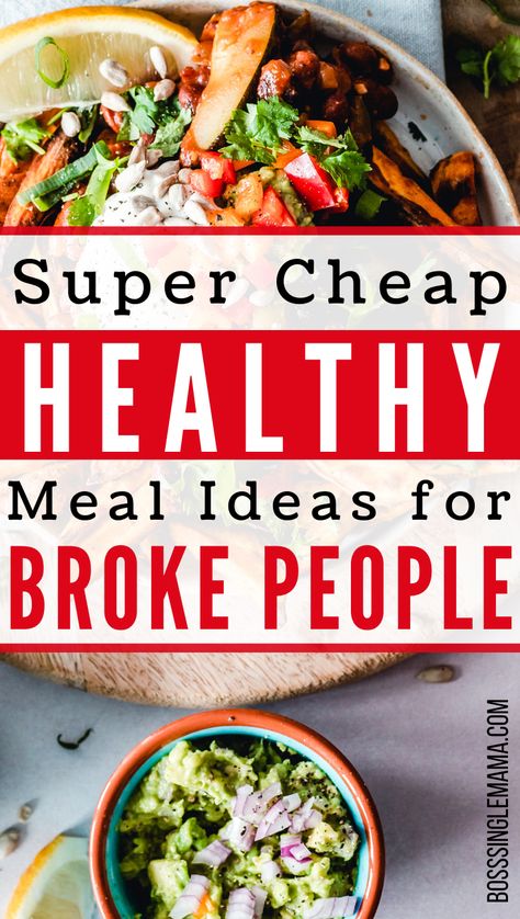 Cheap Easy Healthy Meals, Cheap Healthy Dinners, Dirt Cheap Meals, Makanan Rendah Kalori, Cheap Meals To Make, Healthy Budget, Budget Friendly Meals, Custom Menu, Budget Family Meals