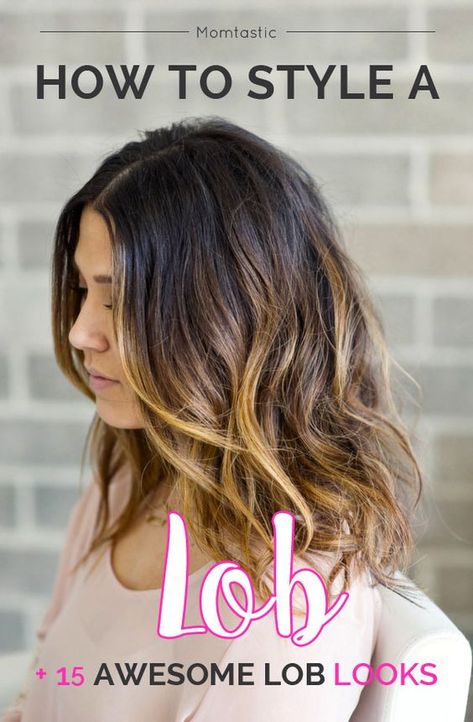 How to style a lob ... plus 15 lob looks we love! Short Trendy Hair, Style A Lob, Lob Styling, Trendy Bob Hairstyles, Wavy Lob, Bob Hairstyles For Thick, Lob Haircut, Trendy Hair, Long Bob