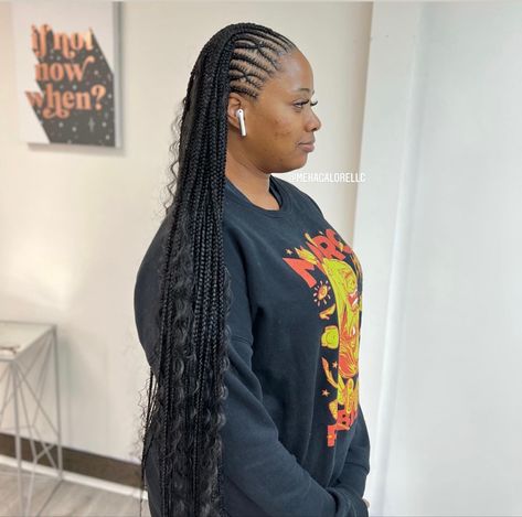 Criss cross Fulani braids with curly hair Fulani Braids Criss Cross, Criss Cross Fulani Braids, Fulani Braids With Bangs And Curls, Fulani Braids Cross Over, Fulani Braids Claw Clip, Fulani Braids, Criss Cross, Cute Food, Hair Inspo