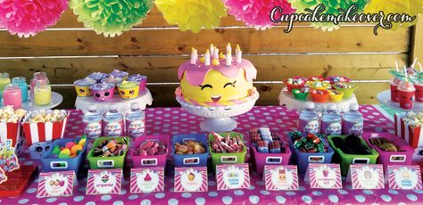 Shopkins Party Ideas, Shopkins Birthday Party Ideas, Shopkins Party Decorations, Shopkins Birthday Cake, Shopkins Bday, Shopkins Birthday Party, Shopkins Party, Shopkins Birthday, Party Food Ideas