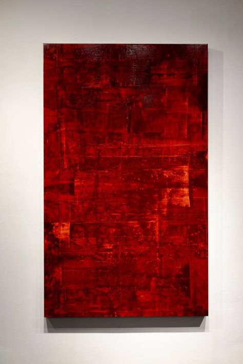 LOVE IS RED II By Luca Brandi Red Art Painting, Abstract Painting Acrylic Modern, Red Abstract Art, Red Artwork, Abstract Painting Techniques, Contemporary Art Canvas, Red Painting, Contemporary Art Painting, Red Abstract