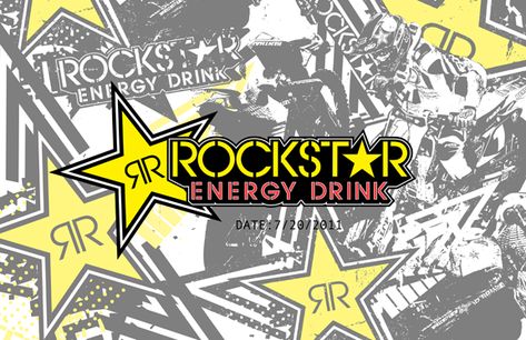 Energy Drink Wallpaper, Rockstar Drink, Rockstar Energy Drink, Rockstar Energy Drinks, Dress Your Tech, Rockstar Energy, Energy Logo, Monster Energy Drink, Logo Pin