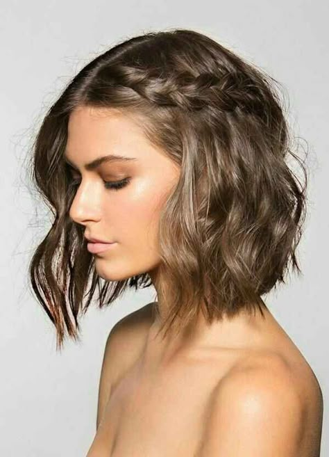 Oscar Hairstyles, Formal Hairstyles For Short Hair, Formal Hairstyles For Long Hair, New Short Hairstyles, Prom Hairstyles For Short Hair, Bridesmaid Hair Short, Hair Up Styles, Short Wedding Hair, Penteado Cabelo Curto