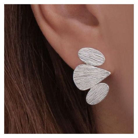 Geometric Silver Earrings, Prom Friends, Modern Silver Earrings, Buy Earrings Online, Modern Silver Jewelry, Silver Jewelry Wedding, Silver Gold Jewelry, Geometric Studs, Buy Earrings