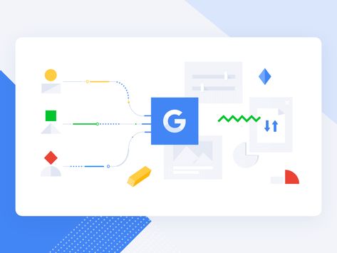 Google Banner Design, Google Animations, Google Banner, Ui Design Dashboard, Google Logo, Data Design, Event Poster Design, Isometric Illustration, Event Banner