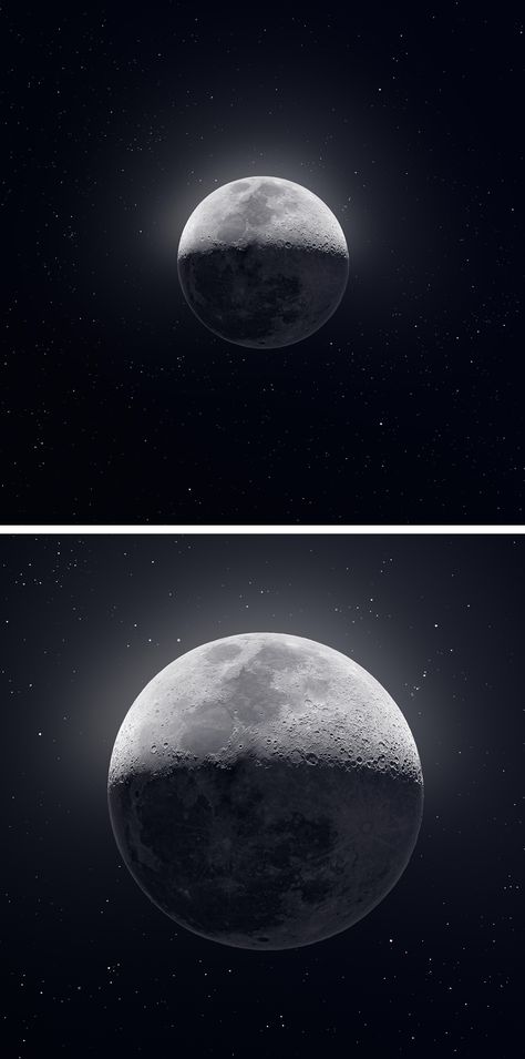 Futuristic Concept Art, Andrew Mccarthy, Night Sky Art, Camera Setup, The Moon And Stars, Moon Photos, Colossal Art, Acer Palmatum, Moon Drawing