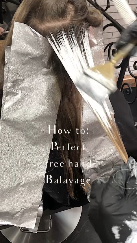 Free Hand Balayage, Caring For Colored Hair, Womens Hair, Hair Tutorials, Color Care, Free Hand, The Process, Hair Tutorial, Cute Hairstyles