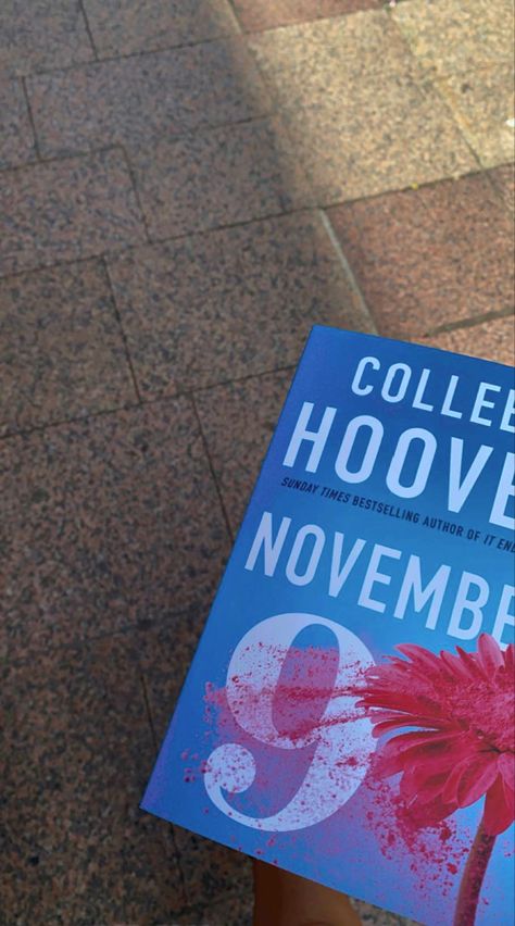 November 9 Book Cover, November 9 Aesthetic Book, November 9 Book, November 9 Aesthetic, Aesthetic Book Cover, 9 Aesthetic, Hoover Books, Colleen Hoover Books, Book Wallpaper