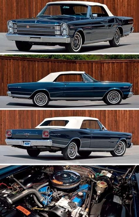 '66 Ford Galaxy 500 Convertble, 428 V8 Ford America, Ford Edsel, Ford Galaxy, Ford Galaxie 500, Vintage Automobiles, Ford Lincoln Mercury, Ford Galaxie, Ford Classic Cars, Car Inspiration