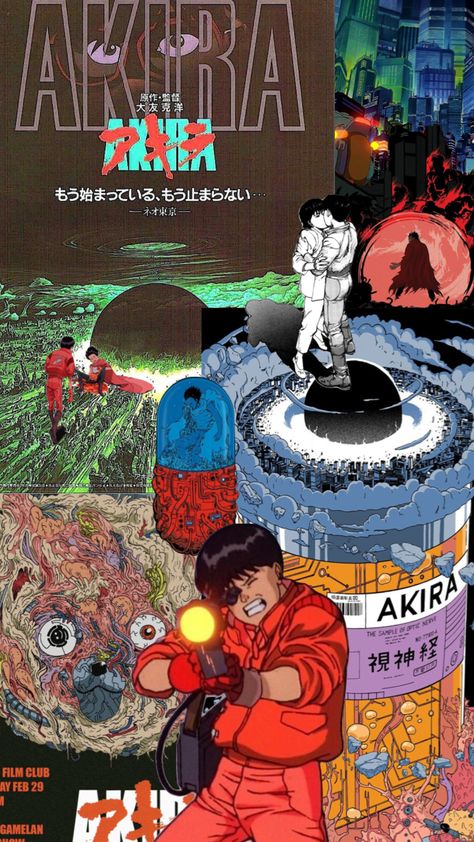 Akira- saw this crazy movie last night and thought this would be a good way to process it Akira 1988 Aesthetic, Akira Slide, Crazy Movie, Akira Anime, The Stranger Movie, Katsuhiro Otomo, Chicken Rice, Cultura Pop, Cool Posters