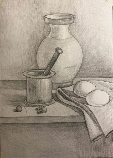 Book Still Life Drawing, Still Life With Pencil Shading, Still Life Drawing Ideas Creative, Still Life Drawing For Beginners Easy, Still Life Pencil Shading Easy, Easy Still Life Drawing Pencil Sketch, Still Life Sketch Easy, Still Life Drawing Colour, Still Life Drawing Reference