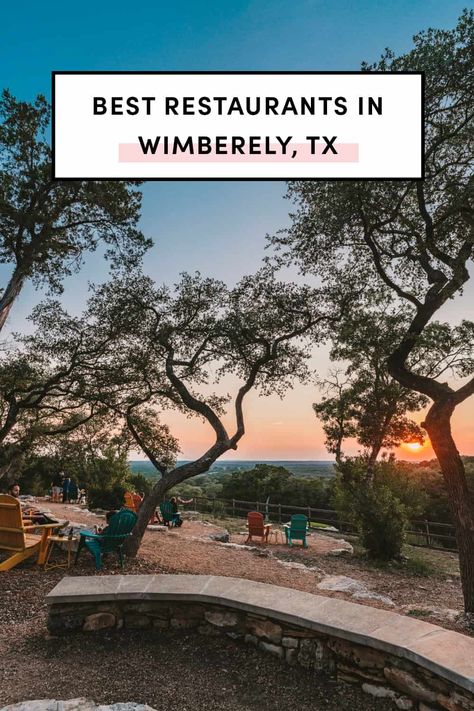 best restaurants in Wimberely Texas Wimberly Texas, Texas Vacation Spots, Canyon Lake Texas, Texas Getaways, Texas Swimming Holes, Texas Road Trips, Wimberley Texas, Texas Restaurant, Texas Adventure