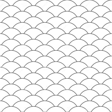 Seamless Pattern. Wave. Fish Scales Texture. Vector Illustration. Scrapbook, Gift Wrapping Paper, Textiles Stock Vector - Illustration of black, mermaid: 136898983 Fish Scales Pattern, White Simple Background, Fish Scale Tattoo, Paper Textiles, Pike Fish, Spartan Tattoo, Diy Fishing Lures, Scale Tattoo, Diy Fishing