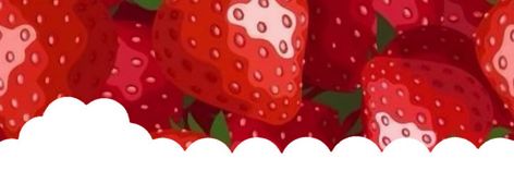 Valentines Day Banner Discord, Red Discord Header, Strawberry Banner Gif, Strawberry Twitter Header, Red And White Discord Banner, Light Red Banner, Banner Gif Red, Red Header Aesthetic, Strawberry Header