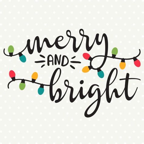 Merry And Bright Svg, Christmas Calligraphy, Merry And Bright Christmas, Christmas Vinyl, Merry Christmas Images, Christmas Fonts, Bright Christmas, Christmas Svg Files, Etsy Christmas