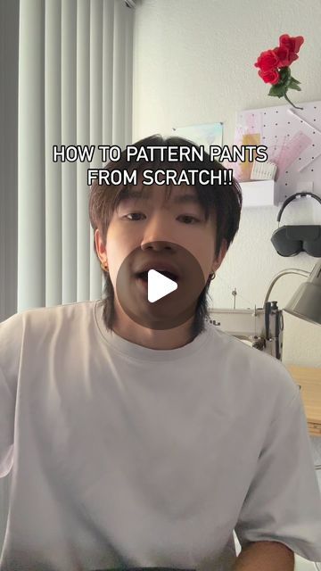 Stan on Instagram: "How to pattern pants from scratch part 1. 

Finally making a video on it, lmk if this helps

#fashion #sewing #howto #sewinghelp #pattern #patterndrafting" Phat Pants, Pattern Pants, Pants Sewing, Pants Sewing Pattern, Pattern Drafting, Pants Pattern, Fashion Sewing, A Video, From Scratch