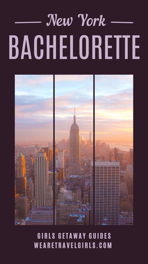 New York City is one of the most famous cities in the world and has everything you can imagine and more. NYC has many things to do and see, no matter the season.

New York City has museums, world-class dining and drinking scenes, Broadway shows and much more, making it the perfect place to have a bachelorette party.

Here's our ultimate New York bachelorette party guide with the best bachelorette activities, brunch spots, picturesque locations, hidden gems and more! Nyc Bachelorette Party Ideas, New York Bachelorette Party, New York City Bachelorette Party, New York City Bachelorette, New York Bachelorette, Nyc Bachelorette Party, City Bachelorette Party, Bachelorette Activities, City Bachelorette