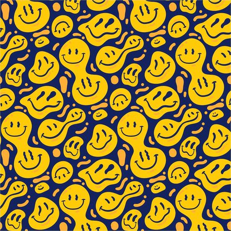 Wiggly Smiley Face, Smiley Painting, Christmas Pattern Background, Free Vector Patterns, Face Doodles, Squiggly Lines, Emoji Patterns, Arte Doodle, Rugs Design