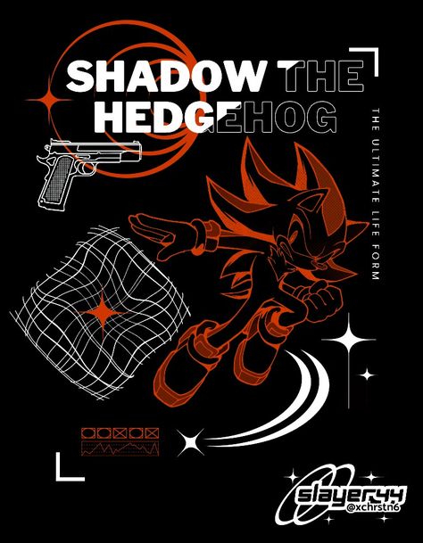 X/twitter: @xchrstn6 Shadow Y2k, Shadow Theme, Dark Tide, Sonic Heroes, Sonic 3, X Twitter, Sonic Franchise, Graphic Poster Art, Sonic Adventure