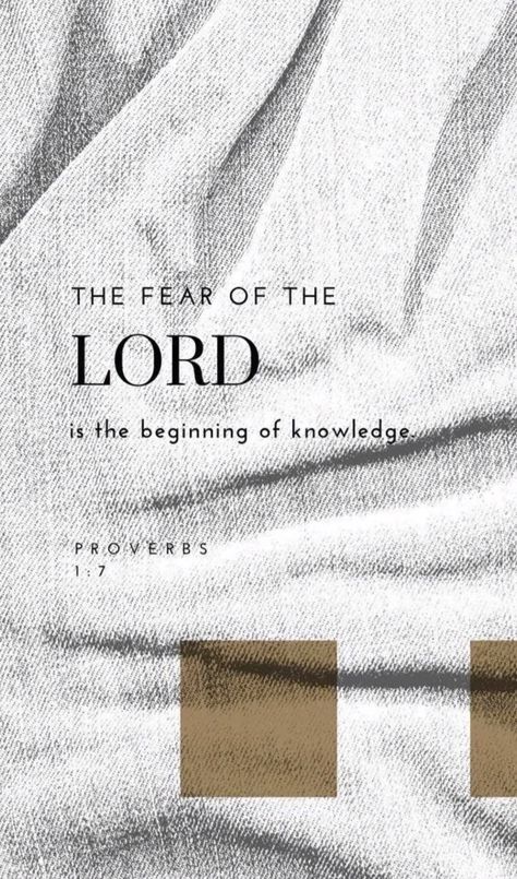 The Fear Of The Lord, Bible Proverbs, Bible Kjv, Being Brave, Quotes Bible, Fear Of The Lord, Ideas Quotes, The Fear, Proverbs