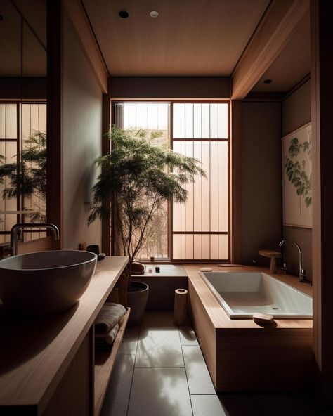 Zen Acosts 🪭 EP IV: Bathroom Variations #japan #takayama #zen #zenart #archidaily #archlovers #archlovers #deezen #sustainabledesign… | Instagram Bathroom Zen, Zen Interior Design, Japanese Bathroom Design, Japanese Style Bathroom, Japanese Bathroom, Japan Interior, Japandi Interior Design, Zen Interiors, Zen House